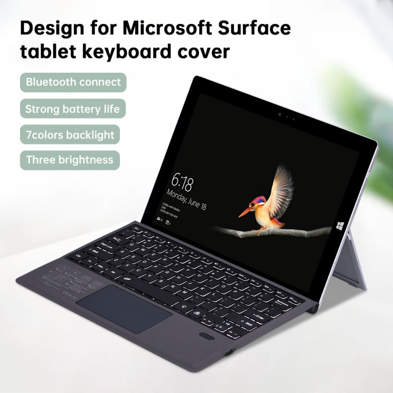 Suitable for Surfacepro8 Bluetooth Keyboard Microsoft Surface Pro4/5/6 7 Magnetic Keyboard Cover Go3