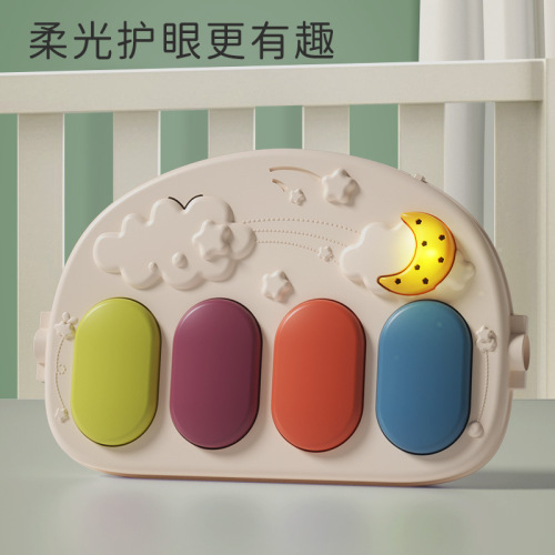 New Cross-border Baby Fitness Frame Toy Music Crawling Mat for 0-1 Year Old Babies Foot Piano Game Mat Early Education