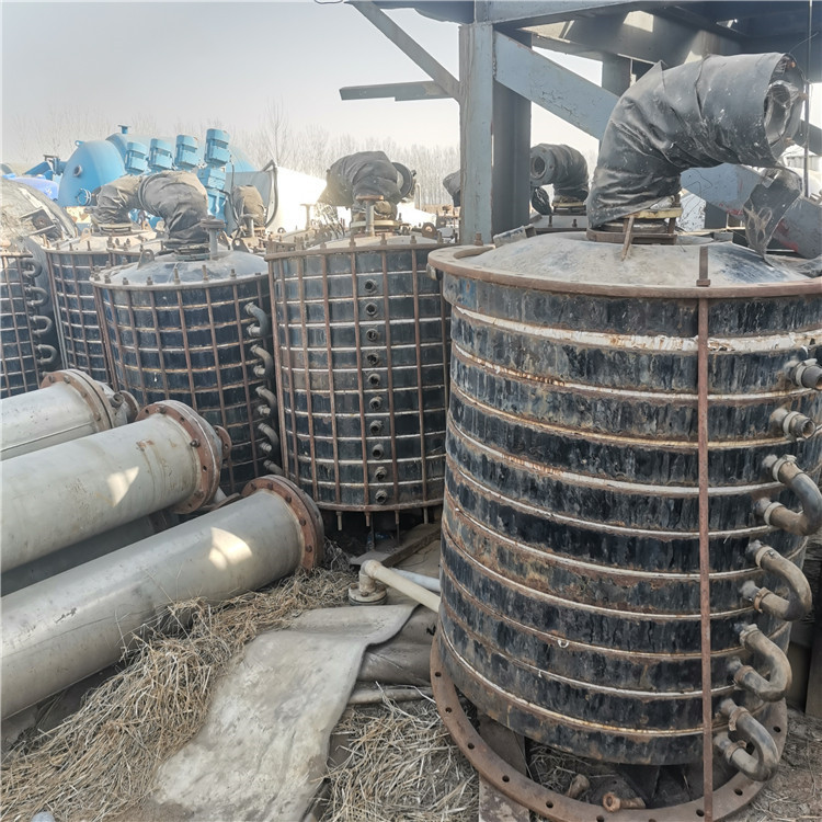 【冷凝器】出售二手搪瓷片冷凝器 搪瓷碟片式冷凝器2-10平方