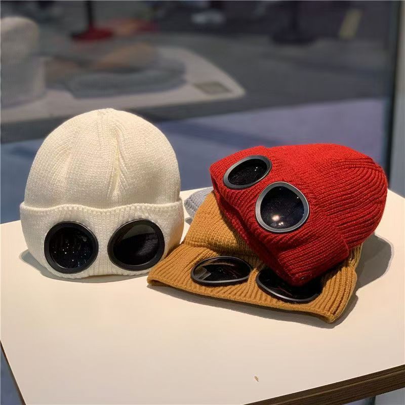 windproof woolen ski glasses for men and women