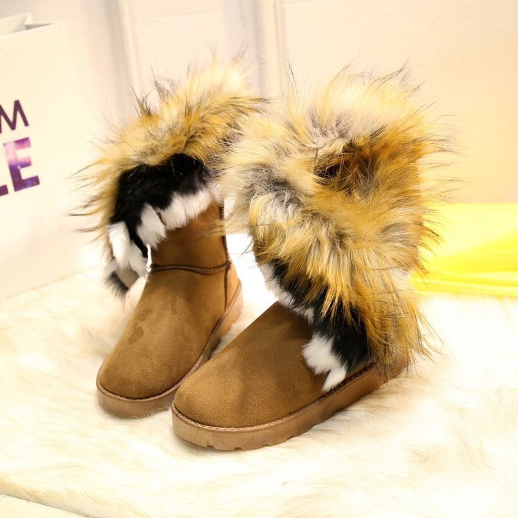 Women's Streetwear Solid Color Round Toe Snow Boots display picture 6