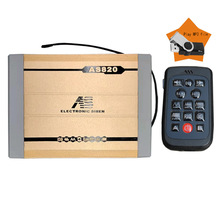 源头工厂：车载警笛警报器汽车高清喊话器警号200W喇叭AS820B-MP3