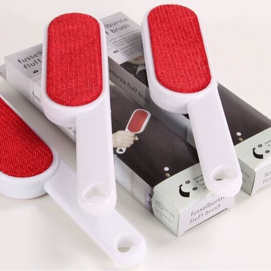 Цветная коробка белая двусторонняя Электростатическая щетка для одежды щетка для пыли Двусторонняя всасывающая щетка Электростатическая щетка для пыли