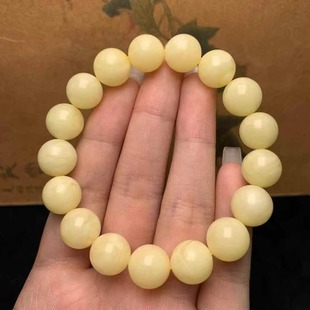 Natural beeswax bracelet wax full white flower wax single circle bracelet text play accessories wholesale