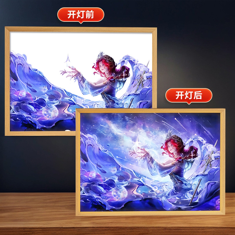 第五人格周辺照明絵画庭師漁師装飾クリエイティブ装飾品誕生日ギフトフォトフレーム雰囲気ナイトライト