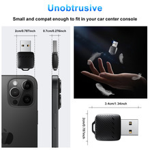 2025 Wireless Carplay Car-Mounted Intelligent Navigation Dual-Port Adapter Box for Screen Mirroring in Vehicles