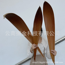 天然植物叶子超级大号可可叶60-80厘米干花样板房工作室饰品道具