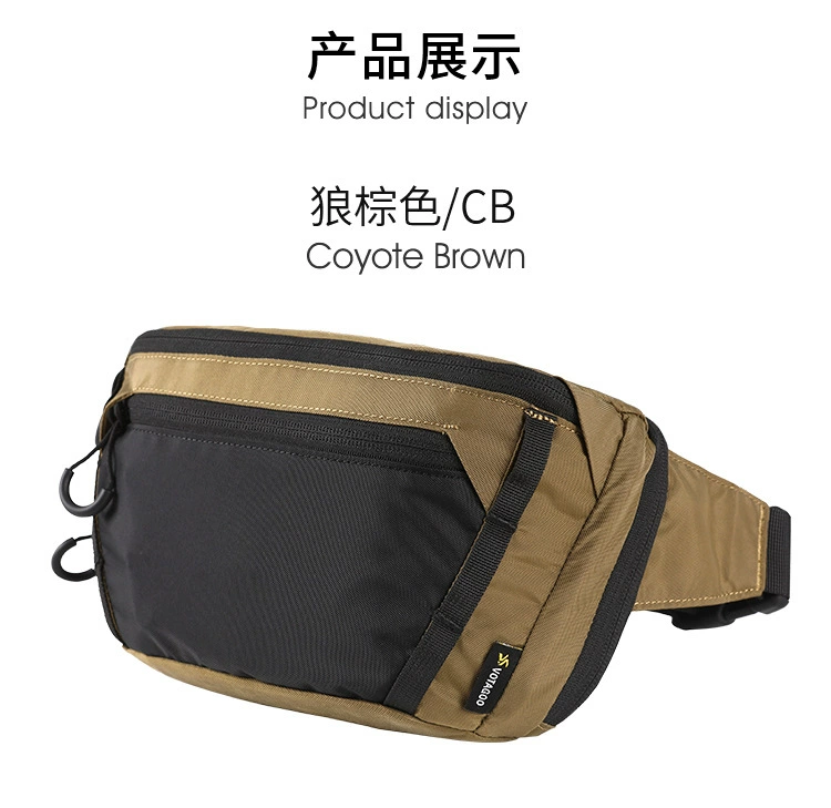 Bolso cruzado táctico en uso