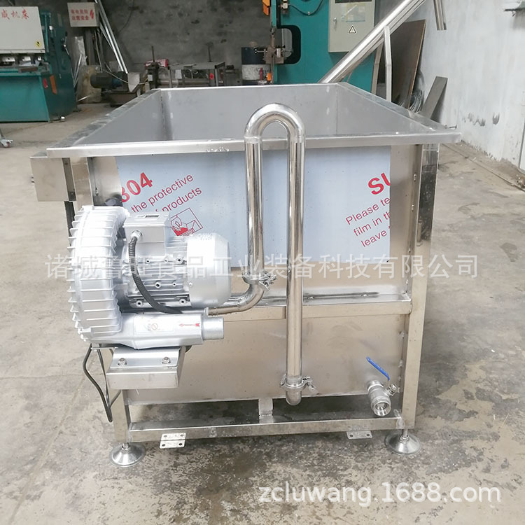 非标制作不锈钢解冻水槽 恒温气泡冻肉解冻机 不锈钢解冻池