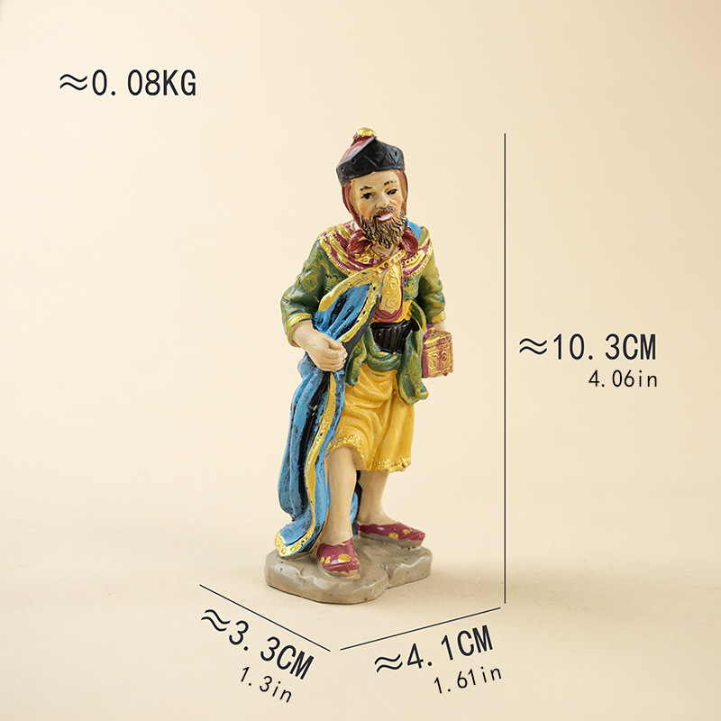 Artesanía de resina transfronteriza Creativa Natividad Grupo de pesebre Serie Estatuas 11 Decoraciones Regalos