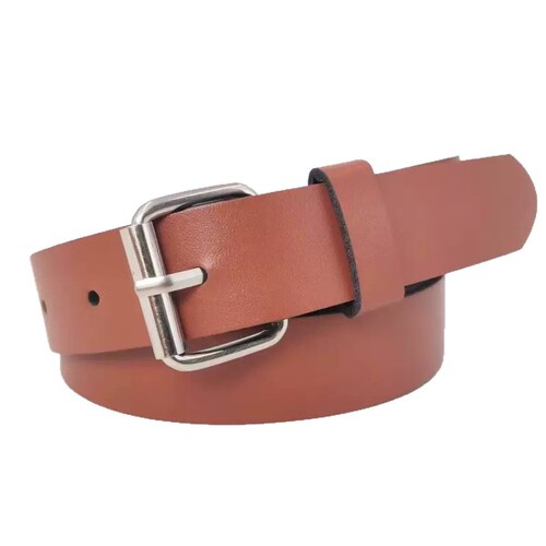 Leather-look Gift Belt for Women, Pin Closure Slim Belt, Pair with Shirt or Dress