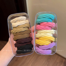 多巴胺无接缝发圈女2025新款高弹力发绳头饰不伤发皮筋扎马尾头绳