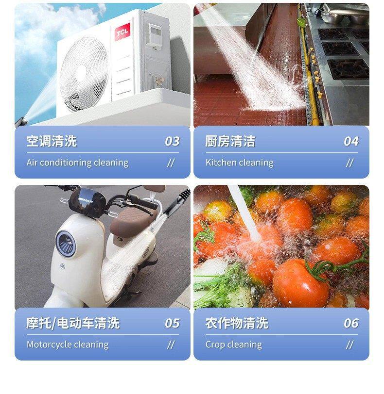 Wireless Lithium Battery Car Washing Machine, Household High-Pressure Water Gun, Portable Rechargeable Powerful Floor Scrubber, Ultra-High-Pressure Cleaning Machine Wholesale