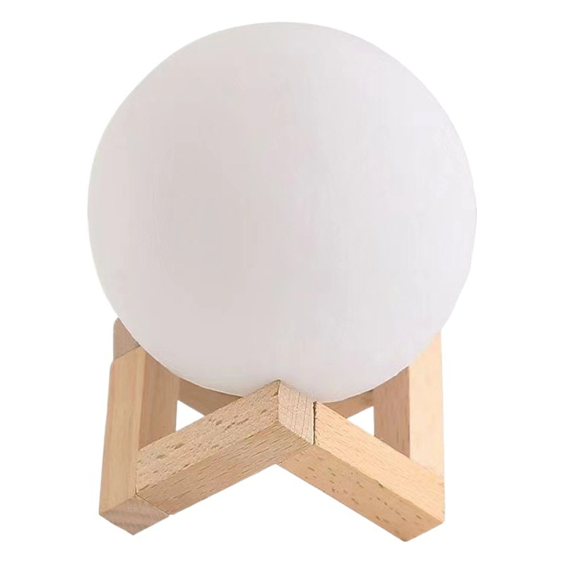 Pintado DIY dormitorio Cabecera de luz de techo recargable ins mesita de noche suave Festival de mediados de otoño Luz de luna de alta apariencia luz de noche