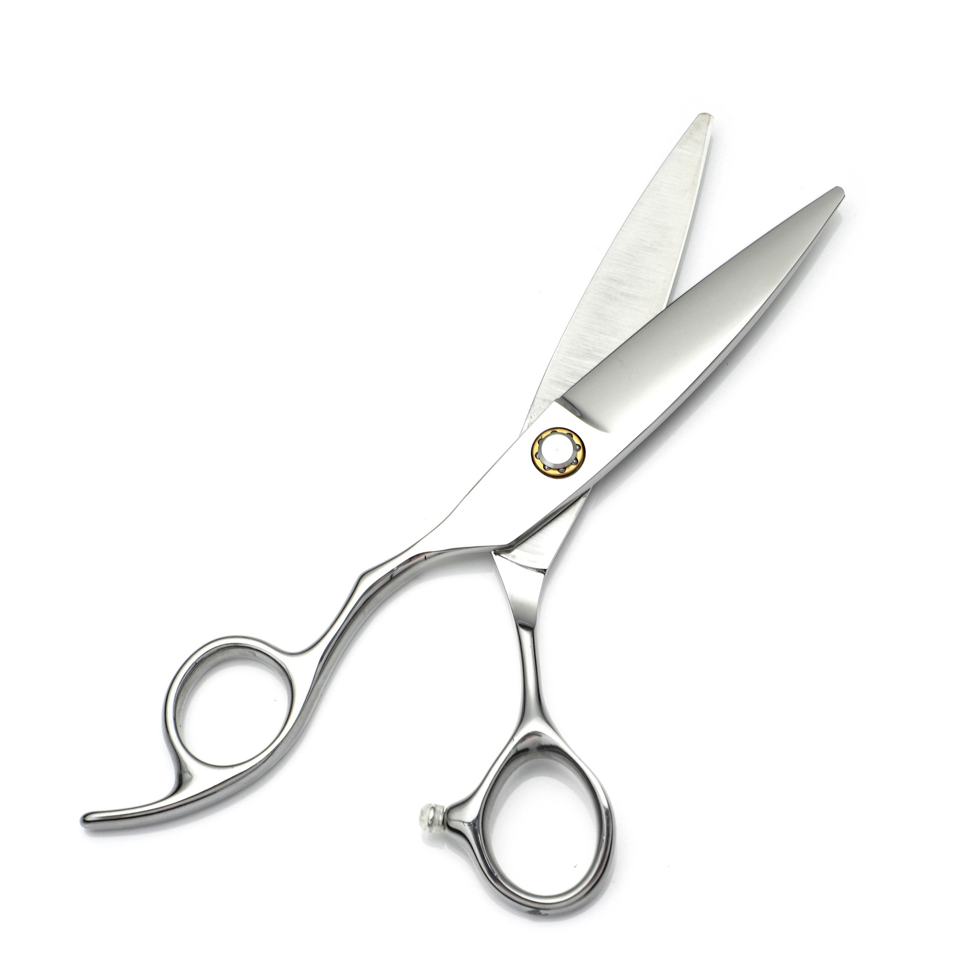 Ciseaux de coiffure professionnels effileurs argent pour salon_voghion.com