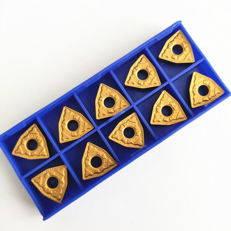 桃型数控刀片WNMG080408-PM钢件不锈钢铸件YBC251外圆刀桃心开槽