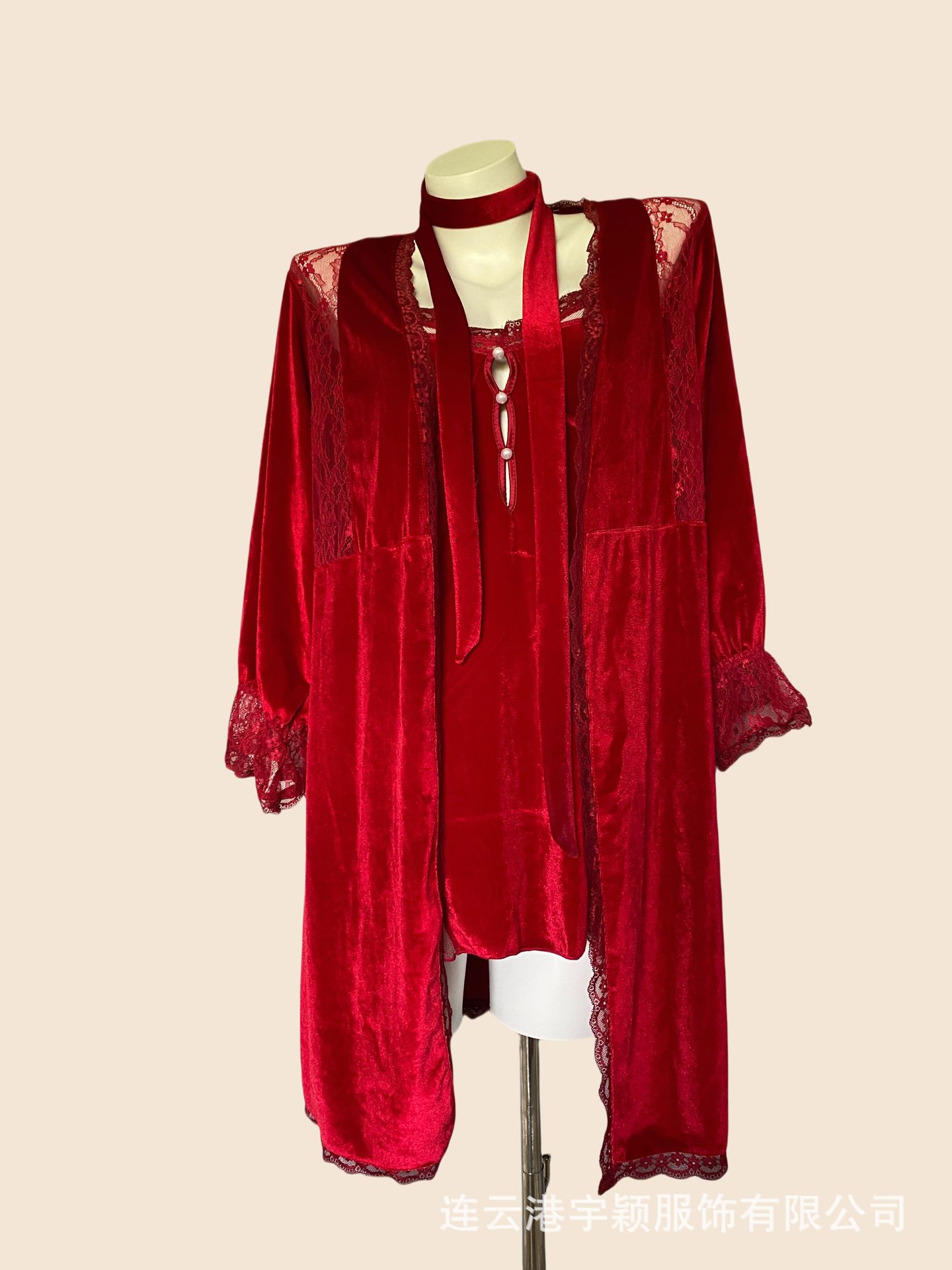 버건디 슈트(슬링+코트)