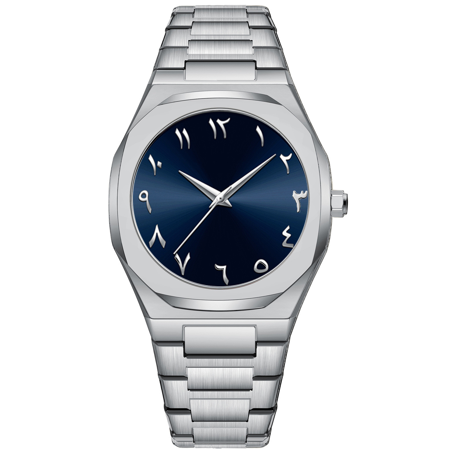 Silver blue frosted shell (alloy)