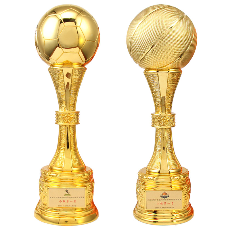 Deportes de resina trofeo creativo botas de oro Copa de fútbol trofeo árbitro guantes de portero trofeo de resina de madera