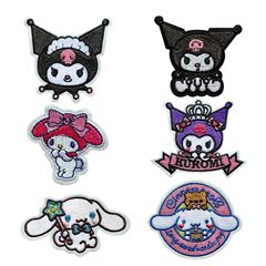 2025 新クロミメロディシリーズクリエイティブコンピュータ刺繍布ステッカーかわいい DIY パッチ手元帳制服