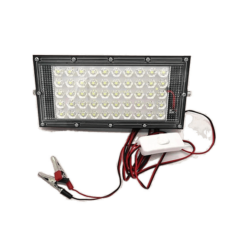 12VLED スポットライト高輝度ナイトマーケットライト屋台省エネライト低電圧ライト DC 投光照明ライトクリップ付き|undefined