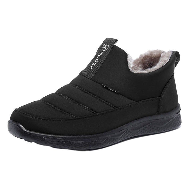 2022 invierno cálido algodón botas Comercio exterior antideslizante más tamaño nieve botas transfronterizas moda de mediana edad y ancianos zapatos de algodón ventas directas de la fábrica