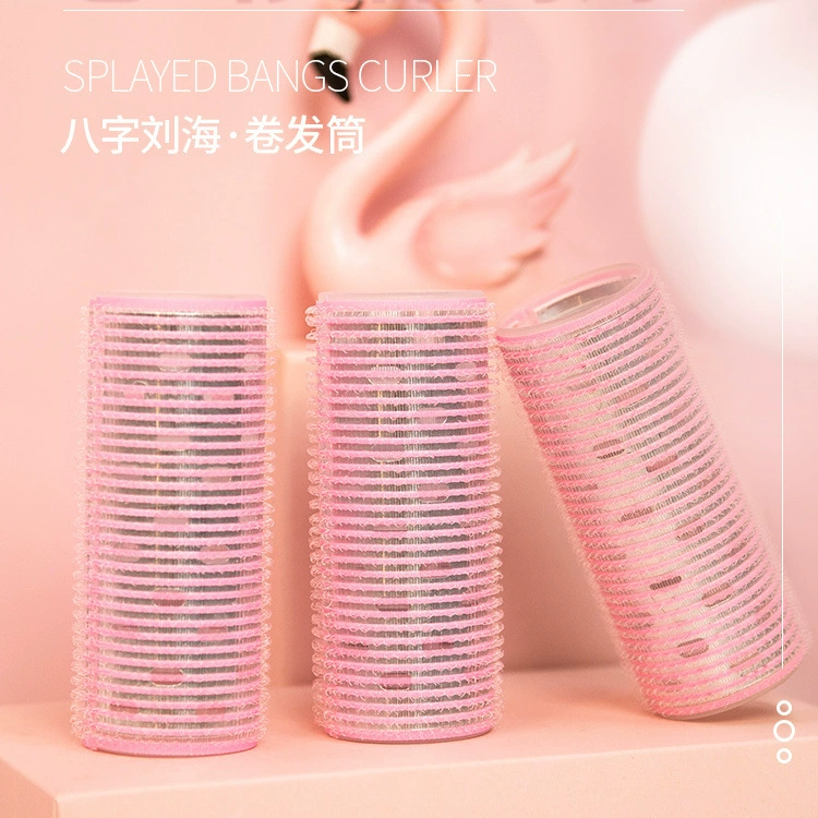 Ролик для волос с воздушной челкой в Корейском стиле, самоклеящийся ролик для волос с алюминиевым сердечником, пушистый ролик для волос, нейлоновый ролик для волос
