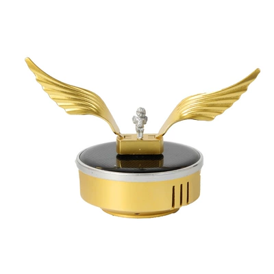 Car Decoration Slow-Spinning Rotating – Car ornaments - lemon-slices-gold