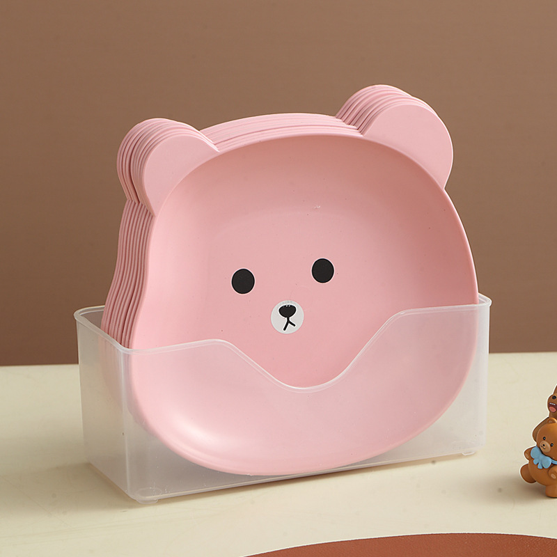 骨吐き皿、家庭用小皿、リビングルームのフルーツ皿、ゴミ骨吐き皿、収納プラスチック皿、絶妙な皿|undefined