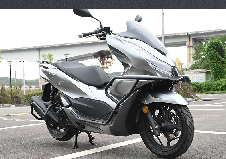 Suitable for Honda Pcx160 Motorcycle Stainless Steel Bumper Anti-Fall Front Guard Bar Exhaust Pipe Bar Rear Rack Modification