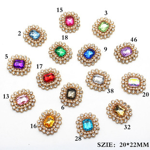 20*22MM���λ��P�Ͻ����遆����ˮ荿�DIYЬ���^�l��Ʒ�b����
