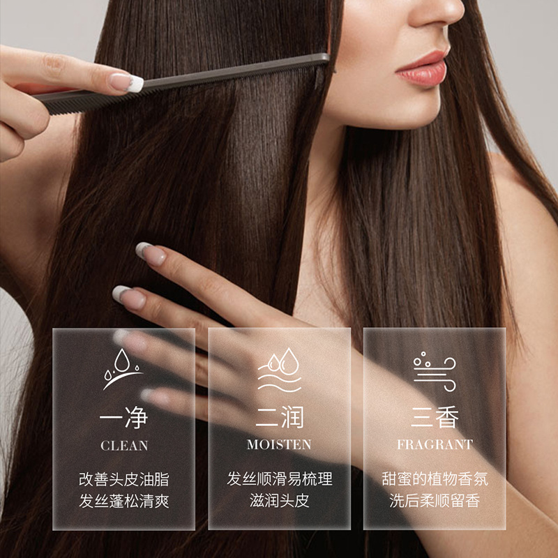 Iluying Ginger Champú Limpieza profunda Mejora el frizz y suaviza el cabello Acondicionador Juego de lavado al por mayor image 5