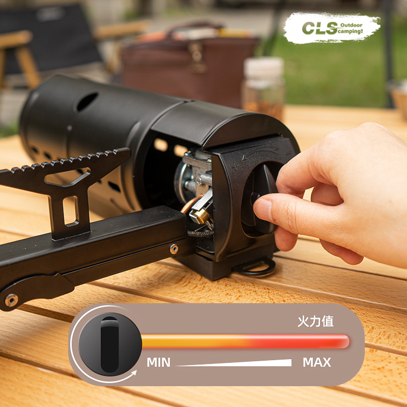CLS plegable al aire libre cassette camping cocina equipo portátil mini estufa de gas picnic utensilios de cocina estufa de gas