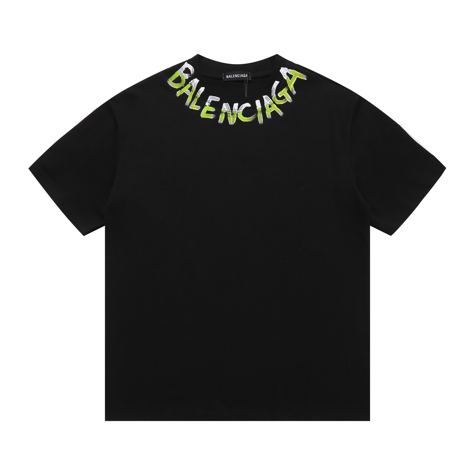 270 g Unisex Crew Neck T-Shirt with Hand-Drawn Splatter Print | Versatile Style