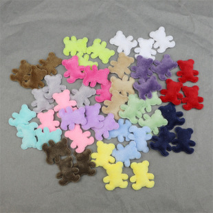 Spot plush bear embossed handmade DIY headdress hair accessories hairpin accessories clothing decoration material bag