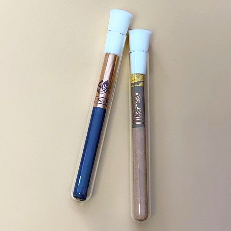 厂家直供玻璃试管 12*100圆底配硅胶塞试管 烟草雪茄收纳防潮瓶