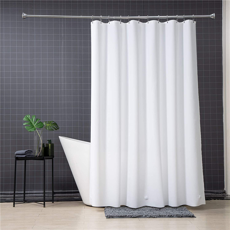 Cortina de ducha de PEVA impresa en 3D con forro transparente, impermeable, antiadherente, antimoho, cortina de baño engrosada, disponible para envío transfronterizo.