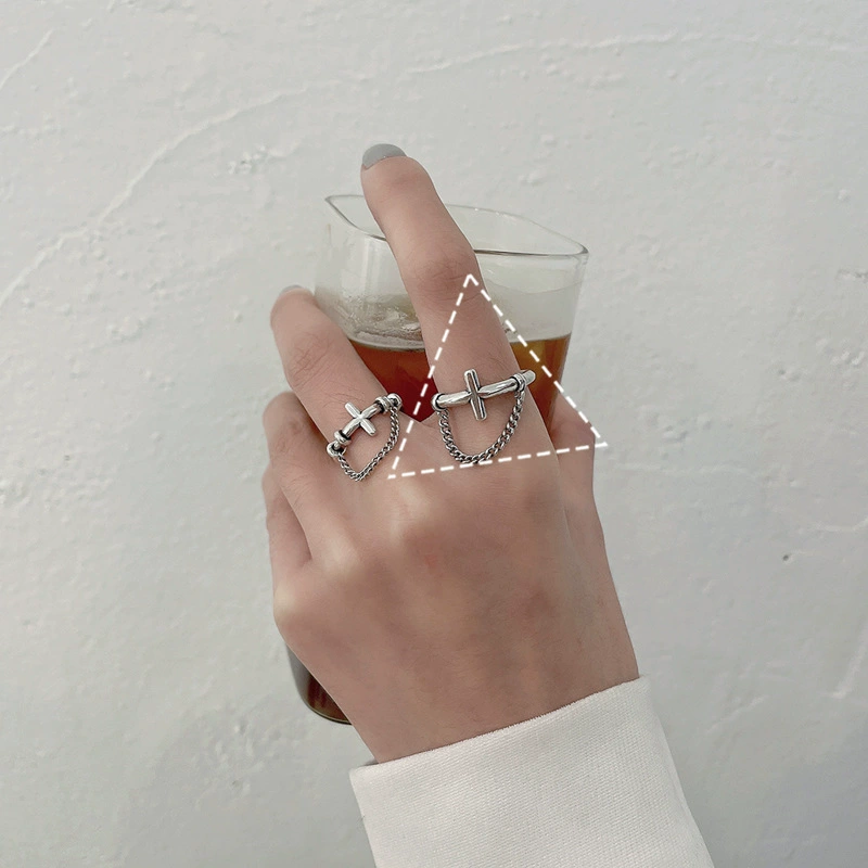 Adjustable Ring (925 Silver) — Small Design Rings, Non-Fading High-Quality Sample