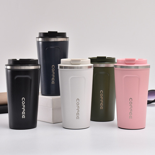 New 304 stainless steel thermos cup double-layer car portable coffee cup men's and women's business accompanying car cup wholesale