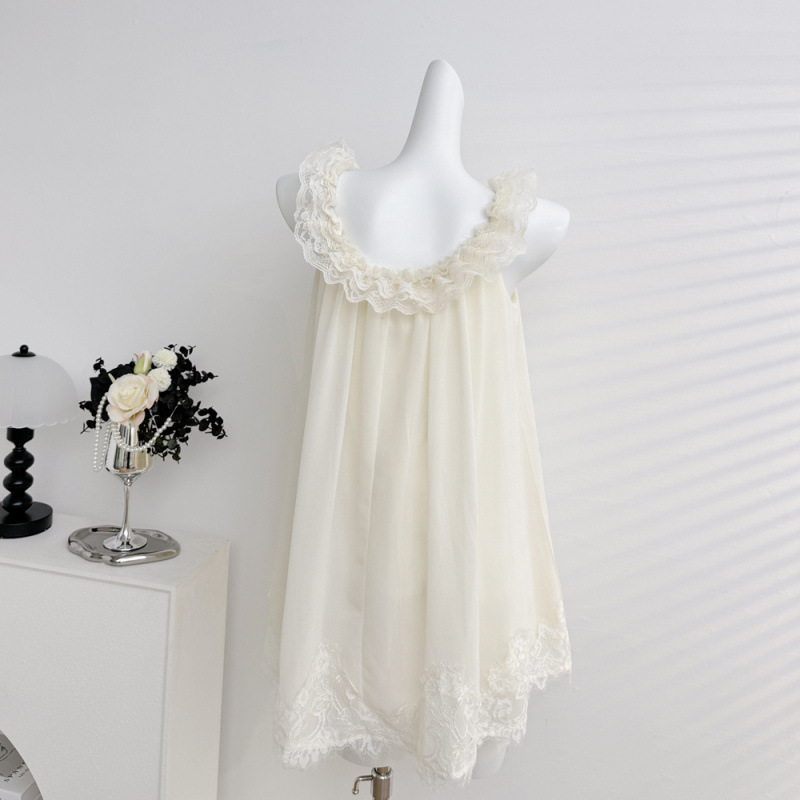 Fengqiuxia's Exquisite Craftsmanship Multi-Layered Complex Lace Dress Lazy Dress in Two Versions