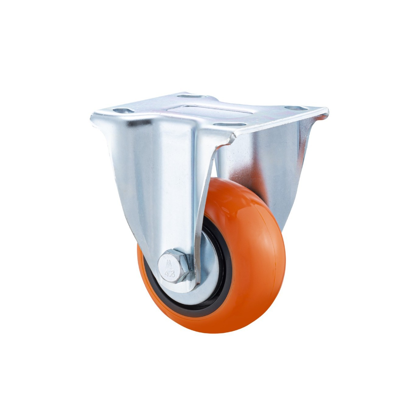 重型万向/活动脚轮直径100/4*2/双轴承PU一体拉伸成型载重300KG轮