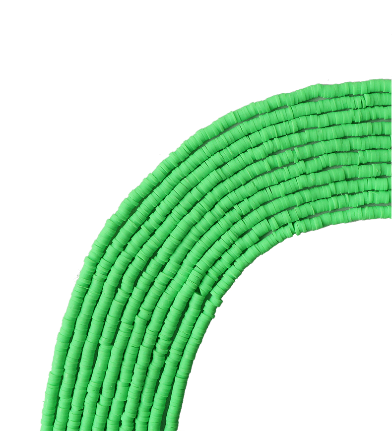 Beaded Design 1 String Soft Clay Round DIY Jewelry Accessories Beads