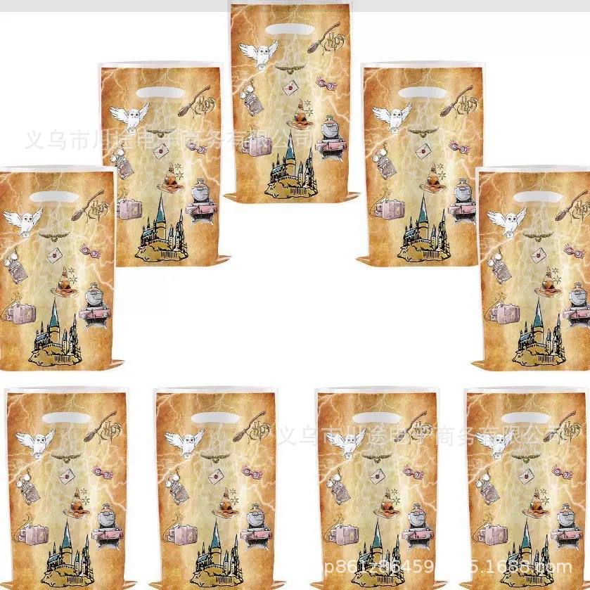 Fábrica directa bolsa de regalo de dibujos animados para niños fiesta de cumpleaños bolsa de regalo película perlada bolsa de regalo PE ahora
