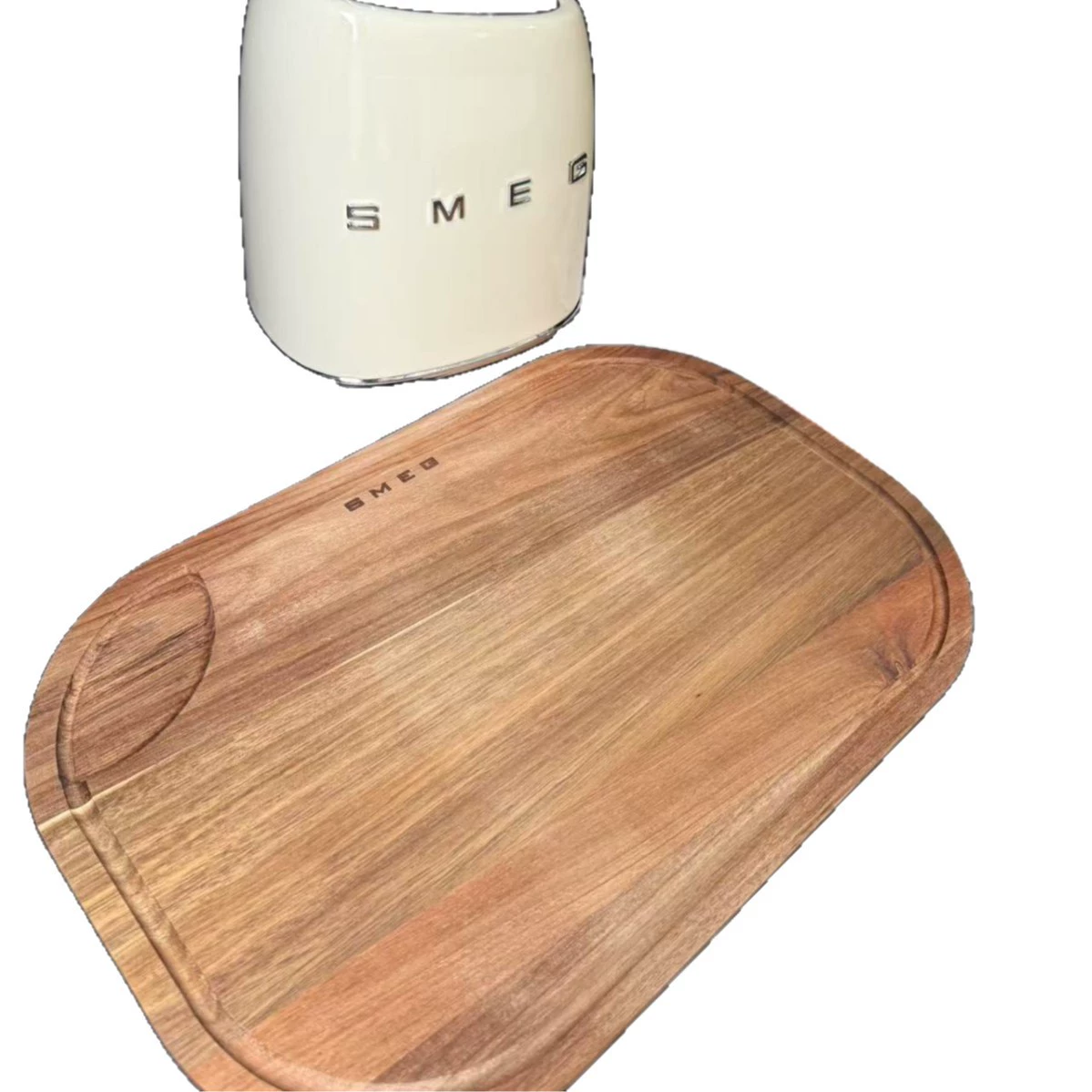 Прямые продажи завода SMEG кухонный нож разделочная доска ретро домохозяйственная разделочная доска акатиева древесина овальная квадратная точка