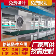 T2438W24寸ITC显示器倍速链生产线立式广告机总装线 厂家规划