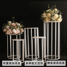 新款婚庆道具折叠多边形甜品台罗马柱折柱婚礼摆件橱窗布置装饰品