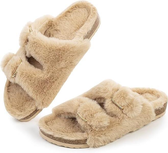 Z3024 Dropshipping Aliexpress Amazon Cross-Border New Flat Slippers Women's Plush Slippers