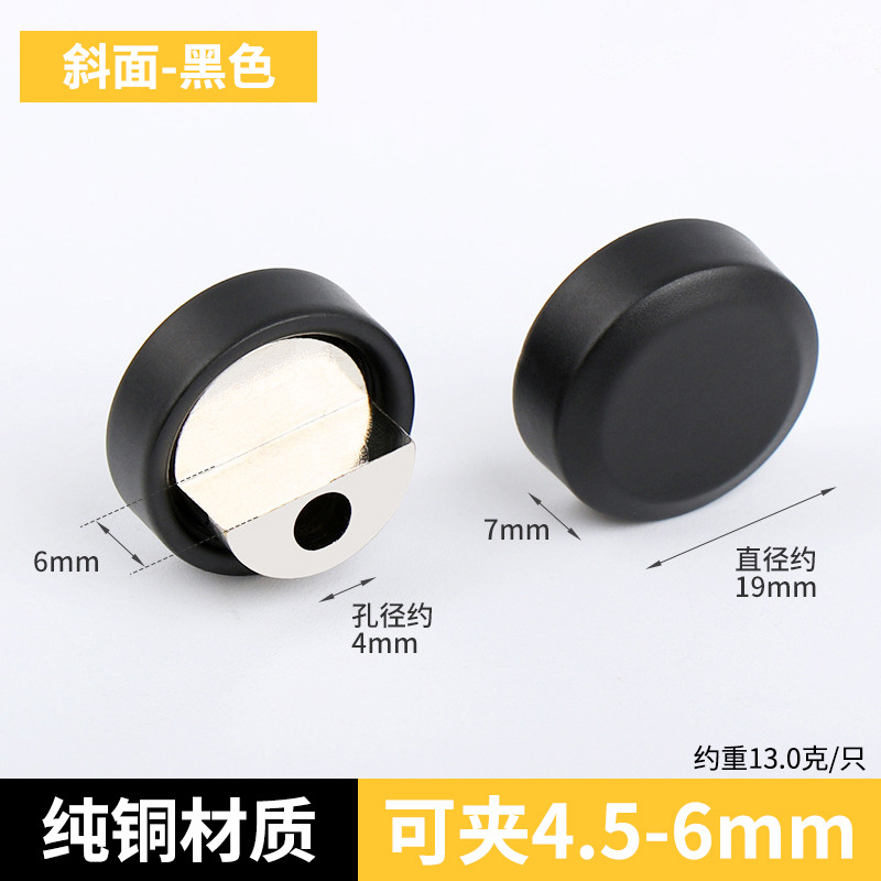 Espejo de vidrio clip soporte fijo soporte de espejo clip de vidrio pared fija hebilla espejo de baño accesorios de hardware