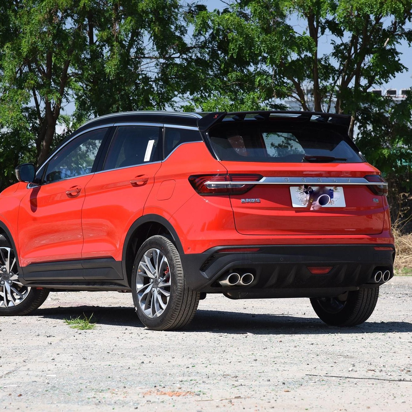 Adecuado para el nuevo guardabarros de coche Binyue de Geely, versión deportiva Knight pro, instalación rápida de goma suave