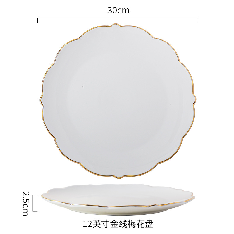(프놈펜) 12inch 매화접시
